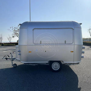 Remorque de voyage moderne et légère tout en aluminium <span class=keywords><strong>avec</strong></span> suspension indépendante, camping-car tout-terrain personnalisable, style métal industriel - Product Image 3