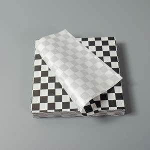 Household Greaseproof Parchment <b>Paper</b> 100% Virgin Pulp <b>Biodegradable</b> Colorful Checkered Deli Wrapping - Product Image 3