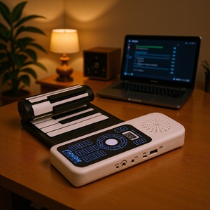 Roll-up Piano 88-<b>key</b> Thickened Keyboard Battery <b>Usb</b> Powered Beginner Musical Instrument - Product Image 1