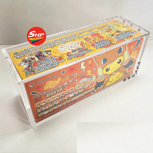 เคสอะคริลิค SHP แสดงสินค้ากล่องพิเศษสำหรับญี่ปุ่น <span class=keywords><strong>Pokemon</strong></span> Center แบบจำกัดตัด <span class=keywords><strong>XY</strong></span> MEGA Charizard <span class=keywords><strong>XY</strong></span> Poncho Pikachu - Product Image 3