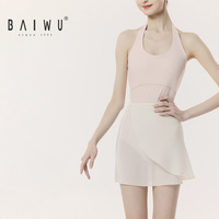 Falda de Ballet para Mujer Adulta Baiwu, Falda de Danza de Gasa con Lazo, Falda Corta para Práctica de Danza 126143079