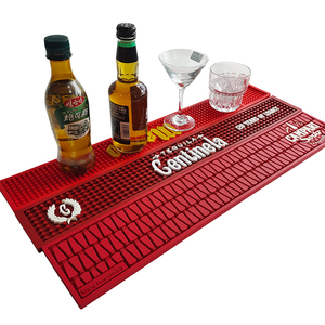Printed Silicone PVC <b>Bar</b> <b>Runner</b> Rubber Spill Pad Beer Drip Tray Non Slip Pub Mat Rail Mat for Promotional Branding - Product Image 1