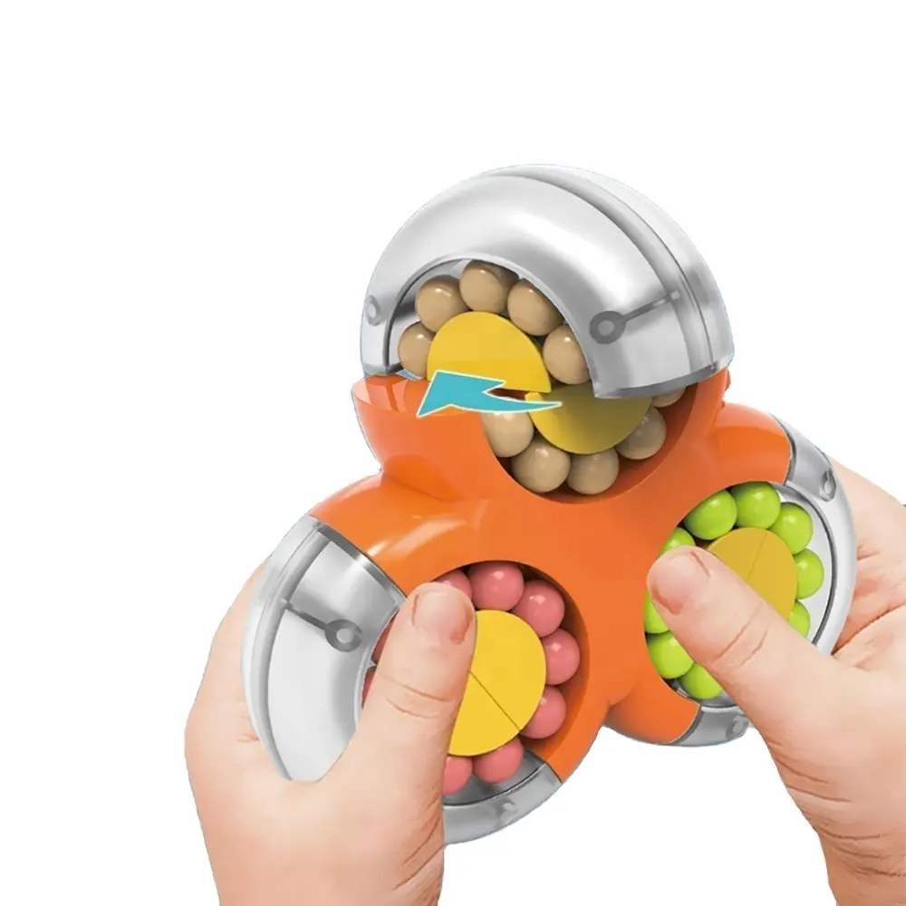 Kacang Berputar Bentuk Bintang Labirin Permainan Unik Keren Jari Pemintal Mainan Kubus Berputar Kacang Ajaib Mainan Gelisah