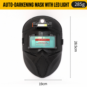 Casco de Soldadura Modular con Oscurecimiento Automático, Gafas Extraíbles y Lámpara Frontal - Product Image 3
