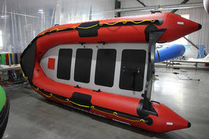 15 قدم المطاط الصيد قارب زورق تجديف قابل للنفخ قوارب مع airmat الطابق ZB-460 - Product Image 5