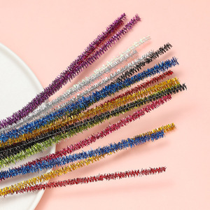 Colored Glitter Pipe <b>Cleaners</b> Middle Size <b>Plastic</b> DIY Craft Supplies For Children Educational Projects Party Decorations - Product Image 4
