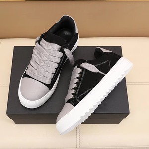 Chaussures de sport décontractées pour hommes Paris, style rétro, en toile, à lacets, légères, respirantes, plateforme, semelle épaisse pour plus de confort - Product Image 2