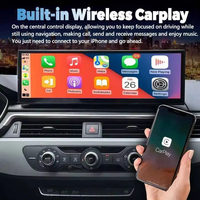 Écran radio 14,9 pouces QLED Audi A4/A4L/A5 B9 2016-2021 ID8 Android 14 CarPlay GPS Autoradio Plug&Play