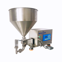 Machine de contrôle numérique en acier inoxydable Baume Pâte de miel Crème de tomate à haute viscosité Engrenage liquide Pompe magnétique Machines de remplissage