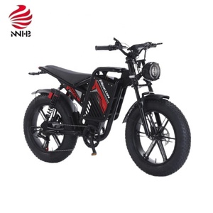 Vélo à neige à pneus larges, mini-moto électrique, double moteur, vélo à assistance électrique, double suspension, double transmission - Product Image 1