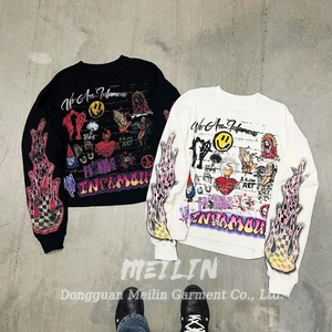<b>Waffle</b> Long Sleeve t <b>Shirt</b> Custom Clothing Manufacturer Dtg Print Graphic Oversized <b>Waffle</b> Knit Long Sleeve - Product Image 2