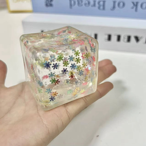 Snowflake Ice Cube Squishy <b>Toy</b> Slow Rising Stress Relief Sensory Fidget for Girls Boys Kids Adults Office <b>Desk</b> - Product Image 3