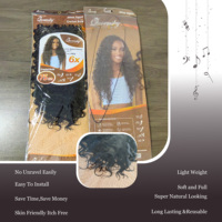 Capelli Sintetici per Crochet Water Wave, 29.5 Pollici, 240g, Estensioni per Trecce 6X Ricci, Aspetto Naturale per Donne