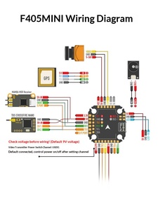 ชุดควบคุมการบิน Chase <span class=keywords><strong>MAMBA</strong></span> MK4 <span class=keywords><strong>F405</strong></span> <span class=keywords><strong>MINI</strong></span> F4 Flight Control F30 F40 30A 40A Electric Transfer Tower ผลิตในจีน - Product Image 3