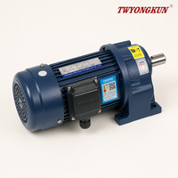 Moteur à induction à engrenages AC 0,4 kW 400 W, triphasé 220/380 VAC, unité de transmission horizontale, arbre de 22 mm pour l'automatisation industrielle
