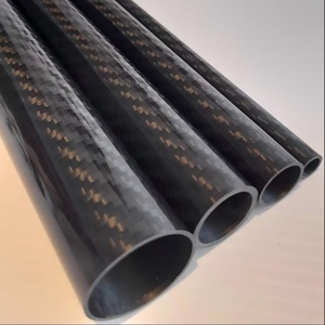 Tubo de Fibra de Carbono Profesional, Moldeado en Fibra de Carbono, 3k Twill Plain, 500mm - Product Image 2