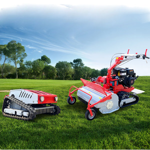 heavy duty slope diesel <strong>power</strong> <strong>brush</strong> cutting tracked flail mower walk behind lawn mower - Product Image 5
