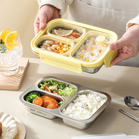 Boîte à lunch en métal SUS 316L, résistante à la corrosion, conteneur à collation, organisateur de stockage alimentaire, Portable, Durable, réutilisable, pour le camping