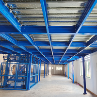 Plateforme industrielle en acier à capacité de charge de 2000 kg/m, mezzanine robuste pour palettes, entrepôt de stockage de marchandises CE/ISO