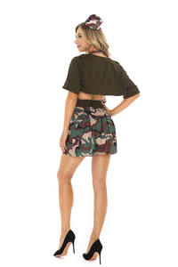 Halloween Army Women Uniform Cosplay Sexy Women Army Costume da soldato militare adulto - Product Image 6