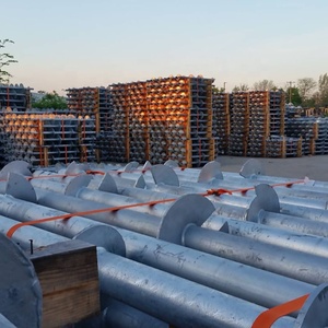 도매 하이 퀄리티 솔리드 스퀘어 허브 단일 나선 전원 구동 앵커 지구 지상 앵커 - Product Image 3