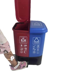 Poubelles à double compartiment de 15L, 20L, 25L, 30L et 40L, personnalisées professionnellement, pour la maison, l'école et le bureau (nouvelles) - Product Image 5