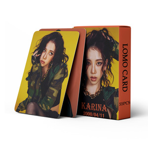55 unids/caja KPOP invierno Karina Whiplash álbum nuevas tarjetas fotográficas moda <span class=keywords><strong>Ins</strong></span> concepto foto Selfie Lomo tarjeta postacards Fans colección - Product Image 2