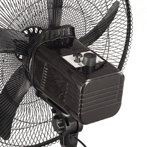 Ventilateur solaire portable compact et léger pour l'extérieur, faible niveau sonore, <span class=keywords><strong>5</strong></span> pales oscillantes, 3 vitesses de vent, pour camping-car, intérieur/extérieur, refroidissement d'urgence - Product Image 3