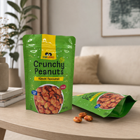 Sachet alimentaire vertical avec option de film recyclable, forme personnalisée et fermeture sécurisée pour les collations saines, les superaliments et les produits protéinés