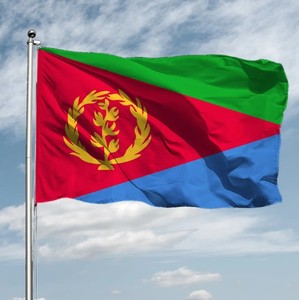 Factory Direct Hot Selling 3x5ft 100%Polyester Eritrean National <b>Flag</b> Canvas Eritrean <b>Flag</b> - Product Image 2
