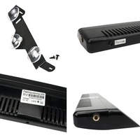 Luces de Emergencia para Auto S1, Rojas y Azules, 12V LED, Luces Estroboscópicas de Advertencia para Parabrisas, 16 Patrones de Destello, Lámparas de Señalización Estroboscópicas para Tablero de Auto
