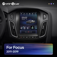 Radio con GPS para coche, reproductor Multimedia con Android 12, vídeo, navegación, pantalla Vertical, estilo Tesla, para Ford Focus, años 2012 a 2017