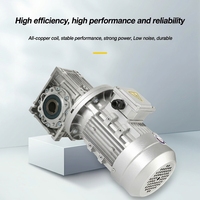 Moteur à engrenages à réducteur AC compact 370W, couple puissant et stable pour l'industrie, pour machine d'impression, rapport de réduction 1:30, 50Hz 60Hz, boîte de vitesses