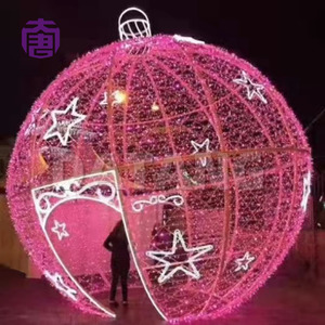 3D LED Christmas Bauble Arch Motif <b>Light</b> for Park Garden Plaza and Seasonal Holiday Decoration - Product Image 4
