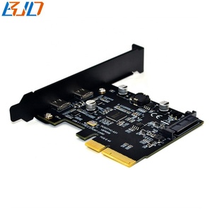 2x10Gbps USB 3.1 Type-C kết nối để <span class=keywords><strong>PCI</strong></span> <span class=keywords><strong>Express</strong></span> <span class=keywords><strong>PCI</strong></span>-E 3.0 4X mở rộng riser thẻ với SATA 15pin cổng điện - Product Image 4