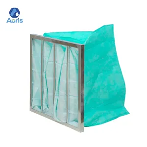 Os fabricantes fornecem diretamente novo filtro de saco sintético HVAC filtro de ar filtro de saco de fibra de vidro