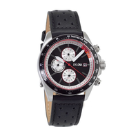 Hochwertige Neue Automatische Quarz-Chronograph-Uhr Edelstahl-Uhr Leder-Uhr Wasserdicht