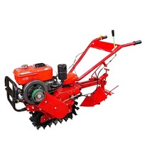 Mini-cultivateur à chenilles agricole économique, machine à labourer manuelle, motoculteur multifonctionnel
