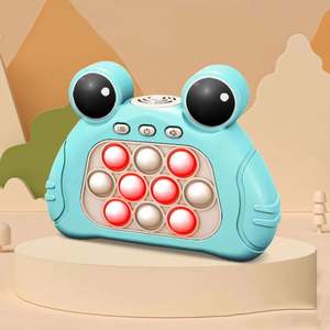 Juego de Presión Rápida Popit Electrónico con Luz, Juguetes Novedosos de Silicona para Entrenamiento 2023, Juguetes LED de Burbujas, Juego de Presión Rápida para Niños - Product Image 3