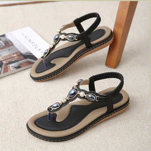 DZNPF Sepatu Setengah Sandal Wanita Sepatu Desainer Mewah Sepatu Kasual Wanita Sepatu Girt Musim Panas Sandal Pantai Datar Sepatu Wanita - Product Image 6