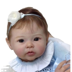 Muñeca Bebé Reborn <span class=keywords><strong>Realista</strong></span> de 19 Pulgadas con Cabello Enraizado, Tono de Piel Premium, Pintada a Mano, Juguete de Recién Nacido <span class=keywords><strong>Realista</strong></span> para Niños, Regalo - Product Image 4
