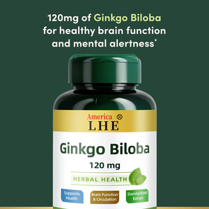 Fabricant de compléments alimentaires à base de Ginkgo Biloba pour la fonction cérébrale et le soutien de la circulation, 100 capsules de Ginkgo Biloba - Product Image 3