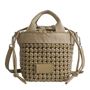 Borsa Tote in Neoprene intrecciata fatta <span class=keywords><strong>a</strong></span> <span class=keywords><strong>mano</strong></span> nuova borsa personalizzata da spiaggia Casual da donna realizzata <span class=keywords><strong>a</strong></span> <span class=keywords><strong>mano</strong></span> - Product Image 1