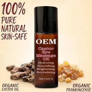 Olio di Ricino Biologico con Franchincenso per la Cura degli Occhi, Rivitalizzante e Idratante, Riduce Occhiaie, Gonfiore e Linee Sottili, Sicuro per la Pelle - Product Image 2