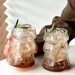 Tasse à café en verre borosilicate de style sapin de Noël, 500 ml, transparente, <span class=keywords><strong>avec</strong></span> paille, passe au micro-ondes et au lave-vaisselle - Product Image 5