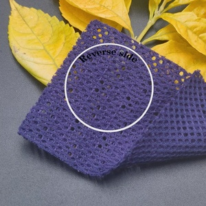 Hot 3D đầy lưới dọc dệt kim siêu đàn hồi lớp không khí vải đôi phải đối mặt với Interlock phong cách đồng bằng mô hình cho phong trào Túi giày - Product Image 3