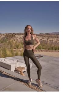 Top vente vêtements actifs femmes nylon taille haute leggings beaux ensembles de yoga - Product Image 5