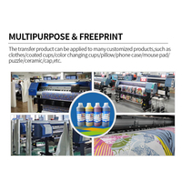 Ell-tinta de termosublimación a bajo precio, camisa igital y aper