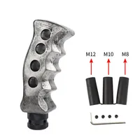 OEM Usine En Gros XGS 2025 JDM Universel Double Pommeau De Vitesse De Voiture Nouveau Couteau-Forme 11cm Poignée Transmission Automatique Levier Manuel