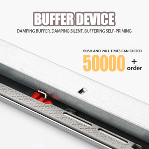 ตะกร้าอลูมิเนียมอัลลอย2ชั้นดีไซน์ทันสมัยทนทานกันน้ำดึงออกได้สำหรับเก็บของในห้องครัวที่มีประสิทธิภาพ - Product Image 4